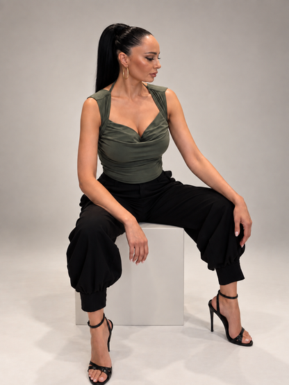 Anise Top - Khaki