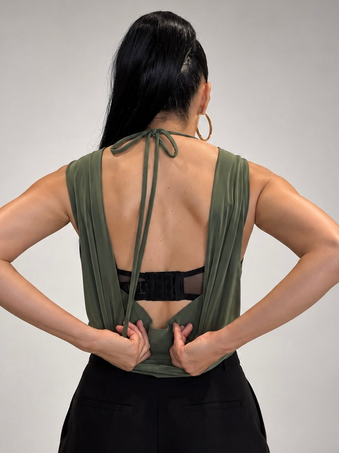 Anise Top - Khaki